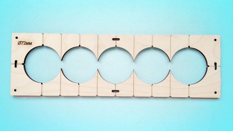 Шаблон для сверления подрозетников