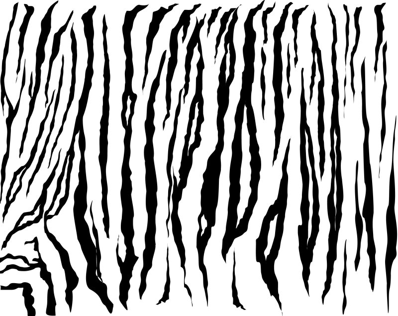Тигровые полоски трафарет