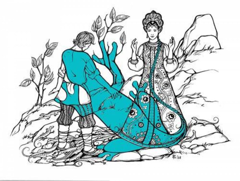 Бажов Малахитовая шкатулка хозяйка медной горы