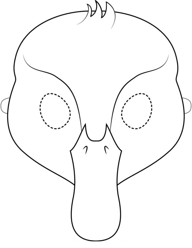 Трафарет маски для лица