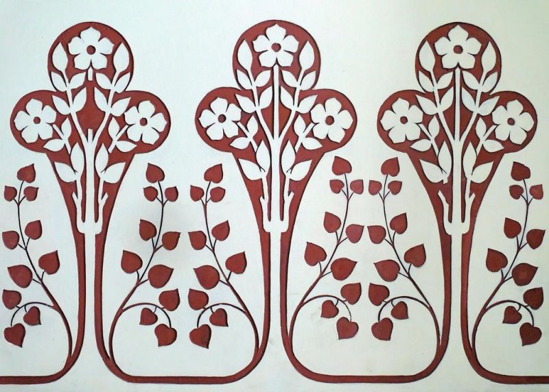 Растительный орнамент в стиле Модерн