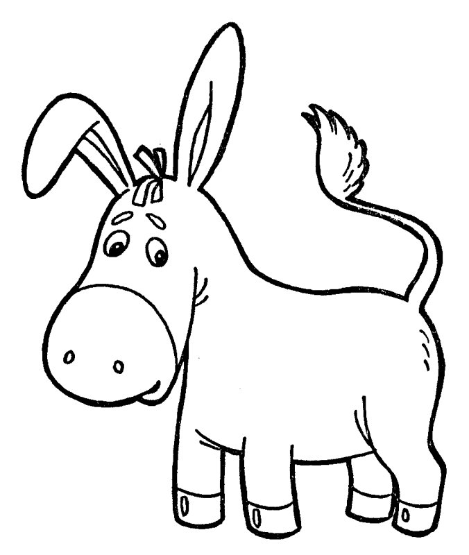 Картинки для раскрашивания животные