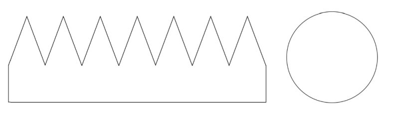 Трафарет короны из фоамирана