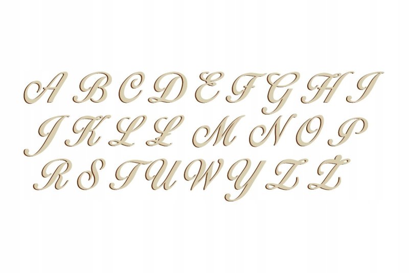 Красивые буквы на свадьбу