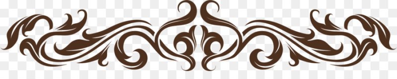 Коричневый узор на белом фоне