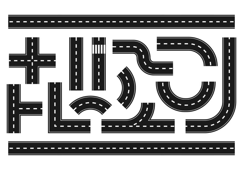 Дорожная разметка для печати