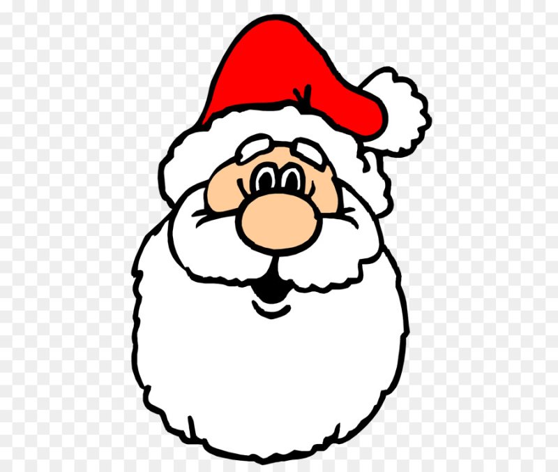 Голова Деда Мороза