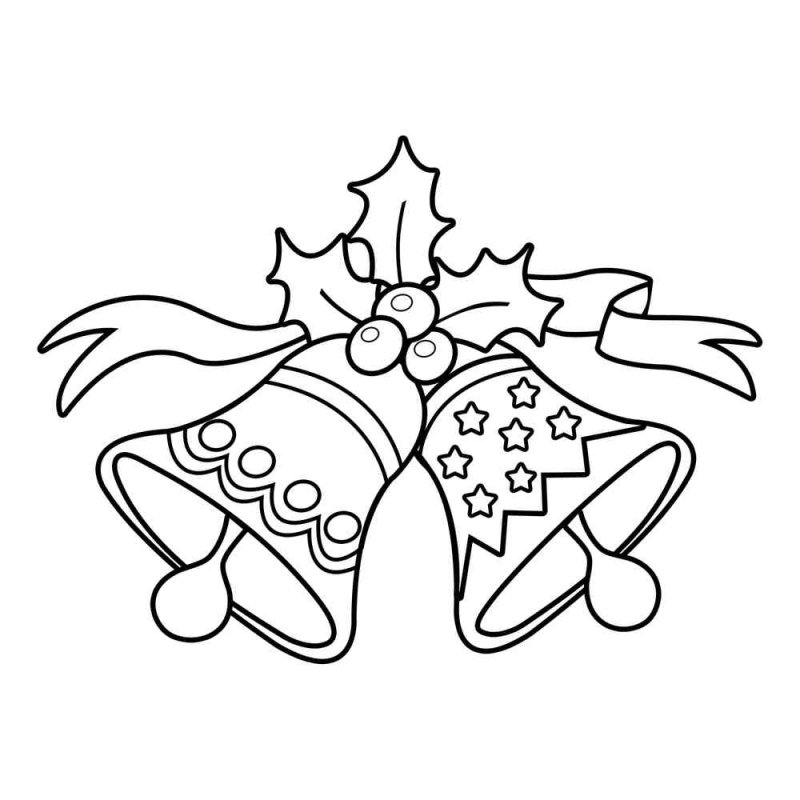 Маленький колокольчик раскраска