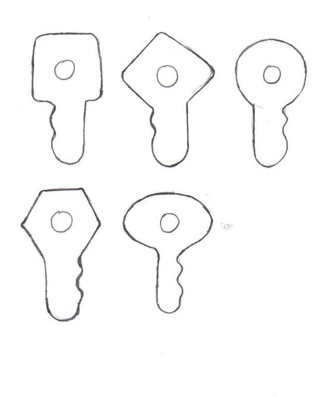 Ключ трафарет