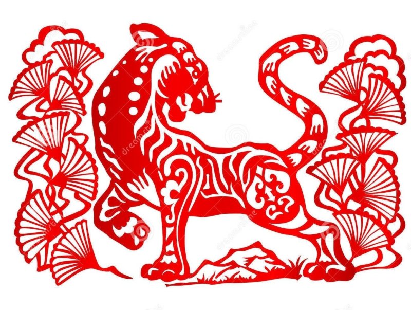 Символ китайского нового года тигр