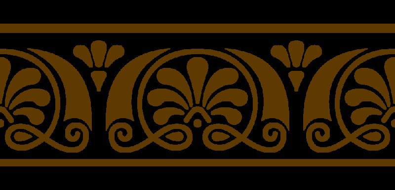 Пальметта орнамент вектор