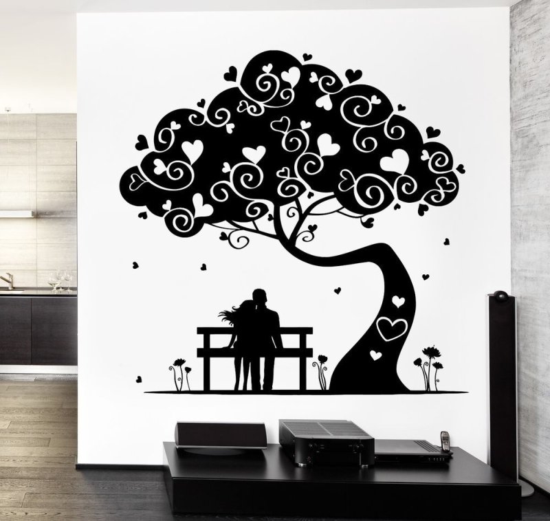 Креативные трафареты на стену