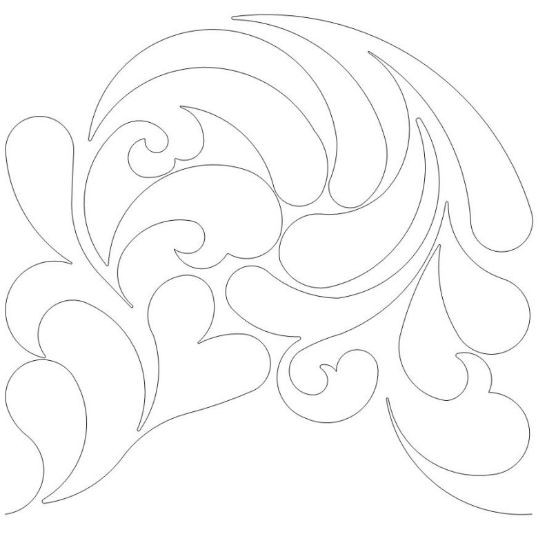 Трафарет узоры