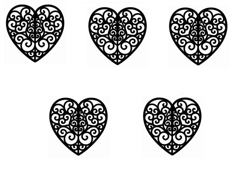 Трафарет для шоколада