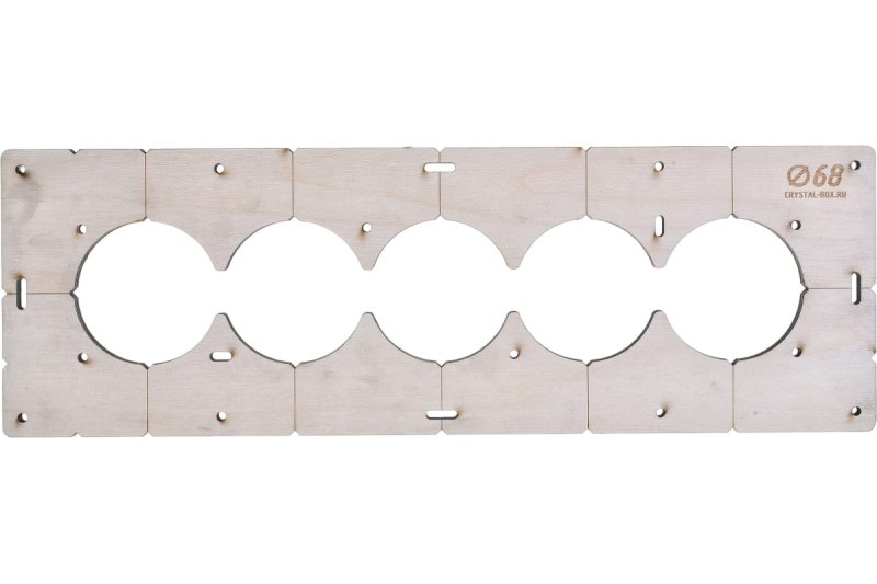 Шаблон для сверления подрозетников 68 мм