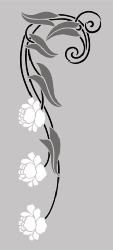 Трафареты в стиле арт нуво