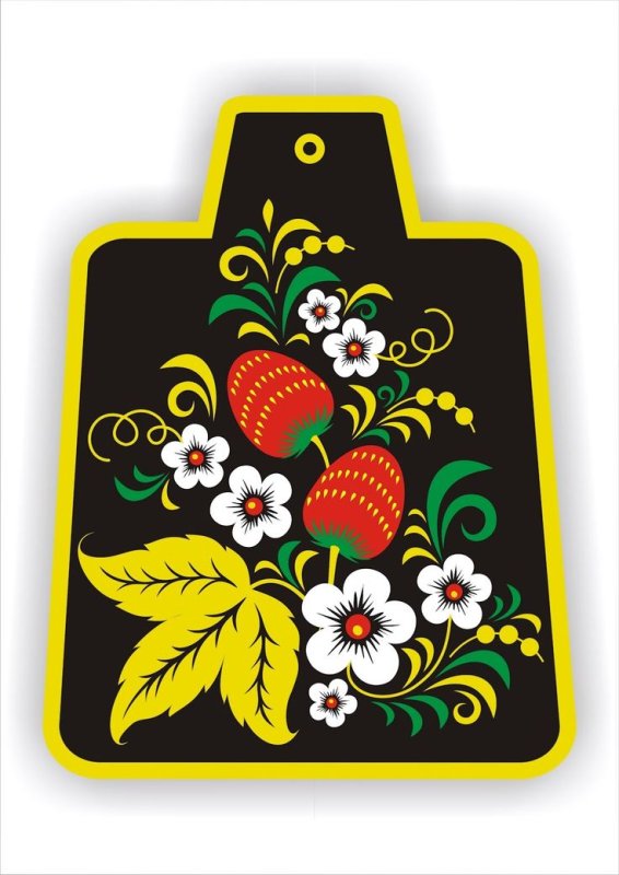 Хохломская роспись досочка