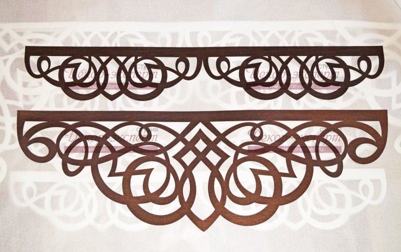 Ажурный ламбрекен