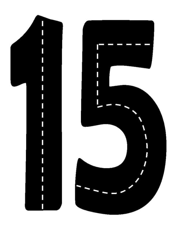 Трафарет "цифры"