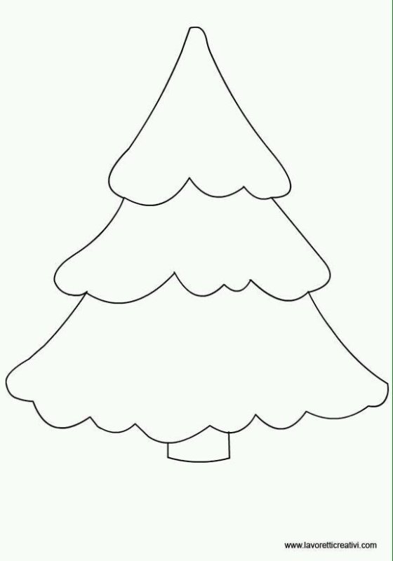 Шаблон елки