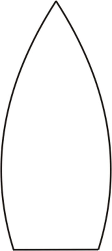 Лепесток ромашки шаблон а4