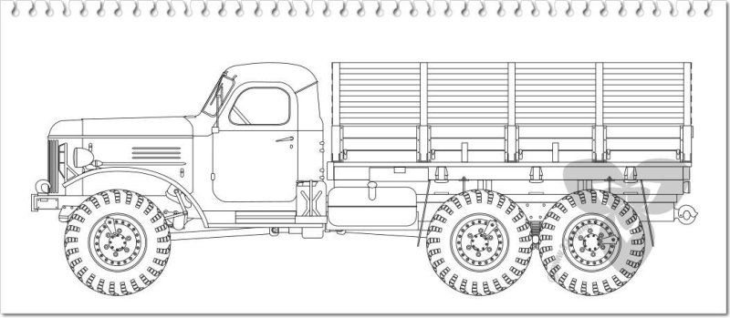ЗИЛ 157 сбоку