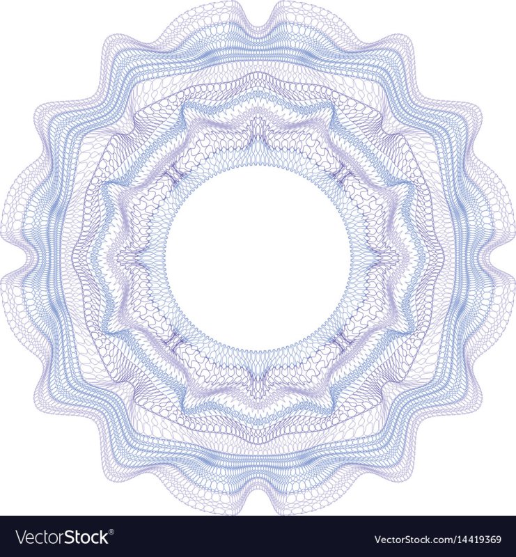 Защитная сетка гильош вектор