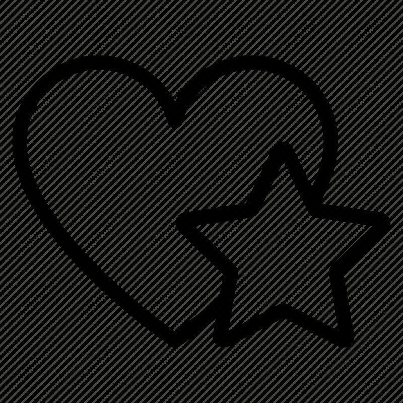 Звездочки и сердечки трафарет