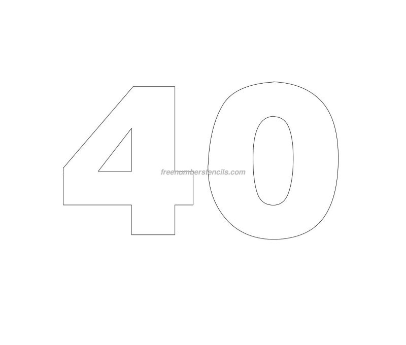 Трафарет "цифры"