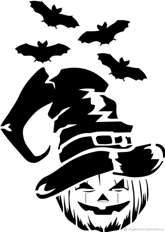 Трафареты для Хэллоуина