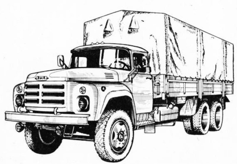 ЗИЛ-130 грузовой военный