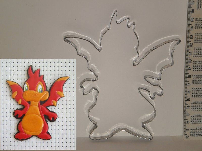 Вырубка для пряников дракон