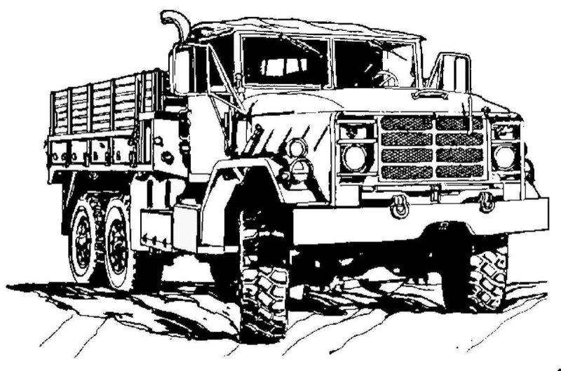 Раскраска ЗИЛ 130 самосвал