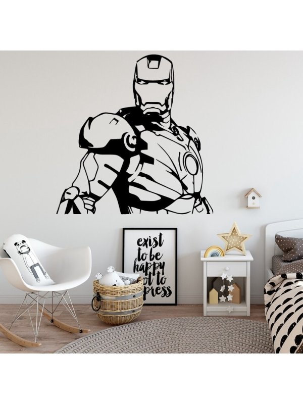 Наклейки интерьерные роботы