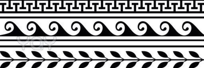 Римский орнамент Меандр