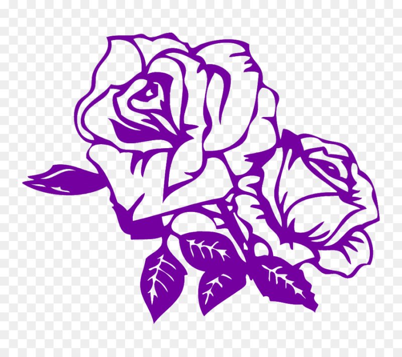 Трафарет «розочки»