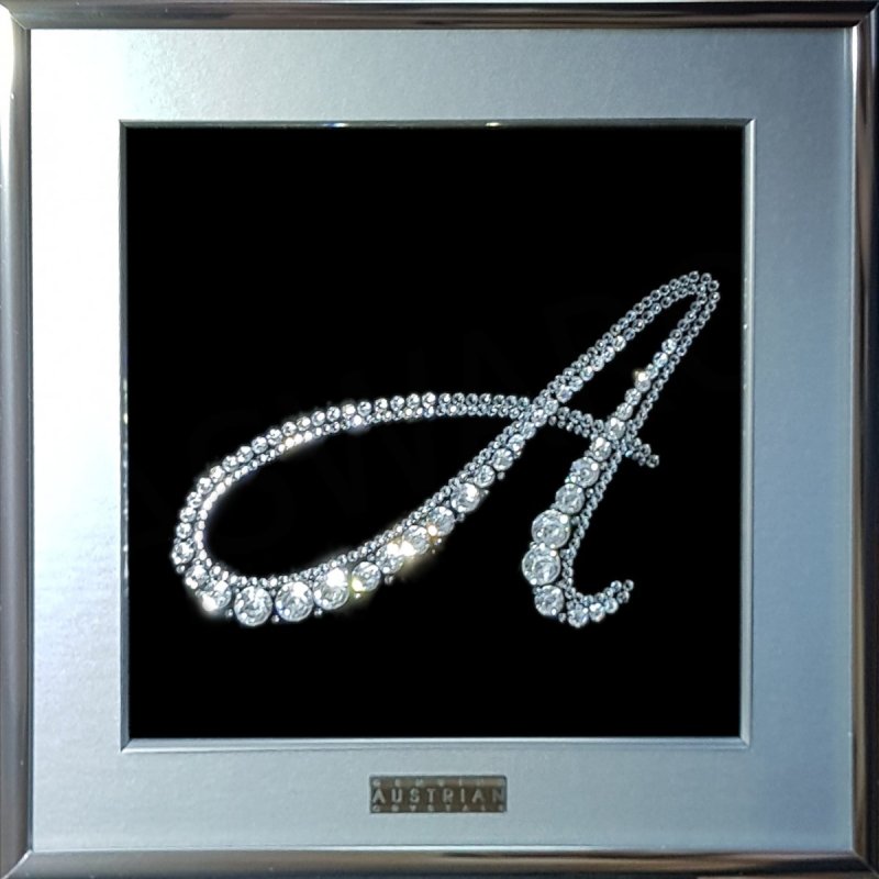 Инициалы стразами