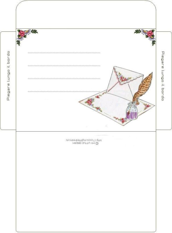 Макет конверта