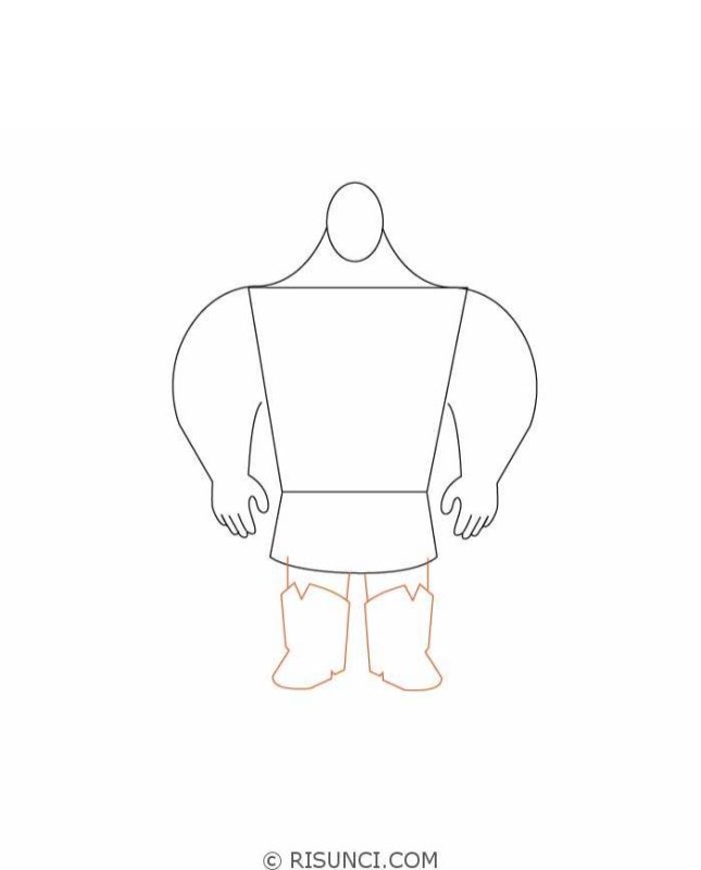 Нарисовать Илью Муромца поэтапно