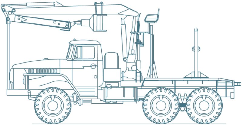 Урал 4320 лесовоз сортиментовоз