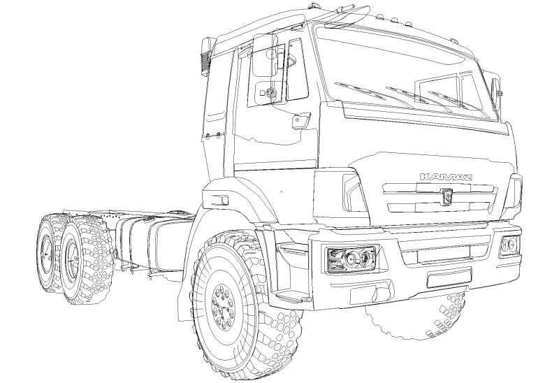 КАМАЗ 4310 самосвал