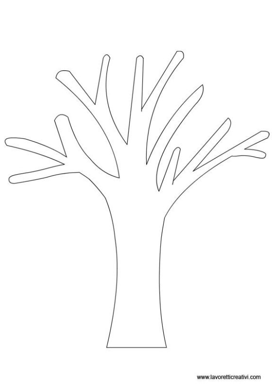 Трафарет "дерево"