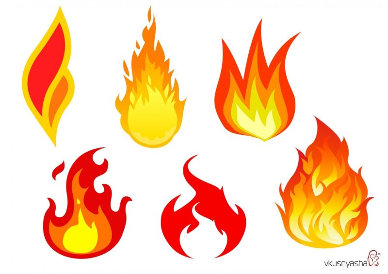 Огонь рисунок