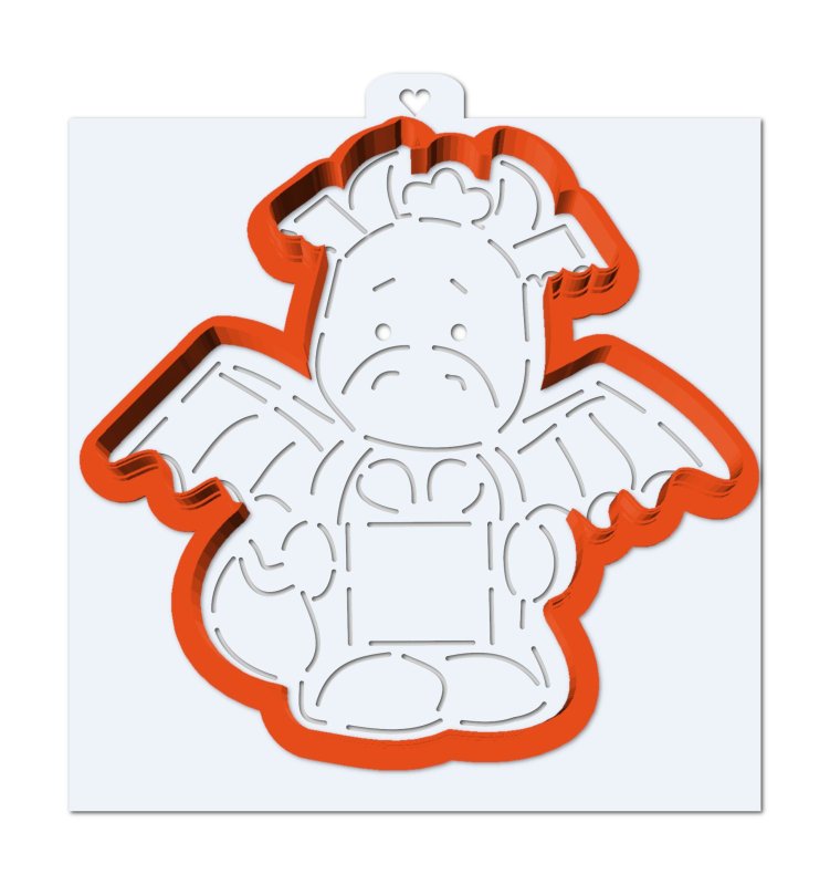 Пряник оттиск мишка