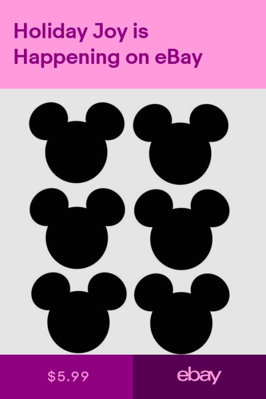 Трафарет Микки Мауса