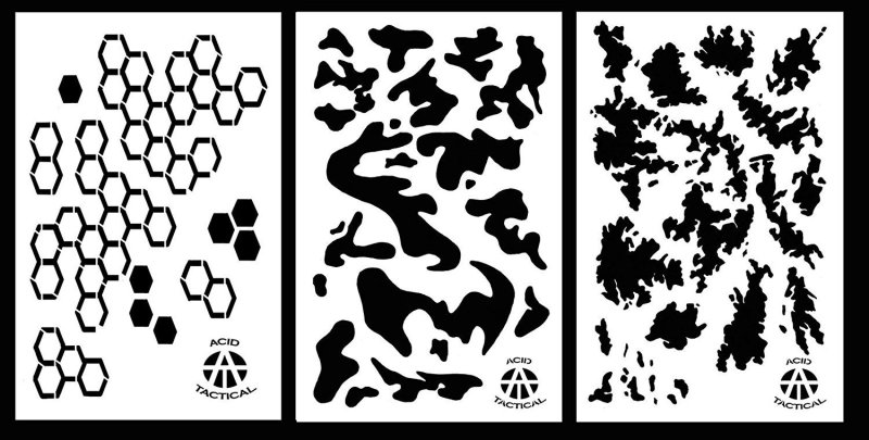 Трафарет для камуфляжа на авто