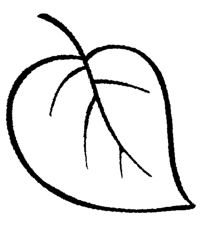 Трафарет листьев