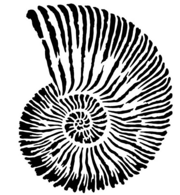 Трафарет окаменелости