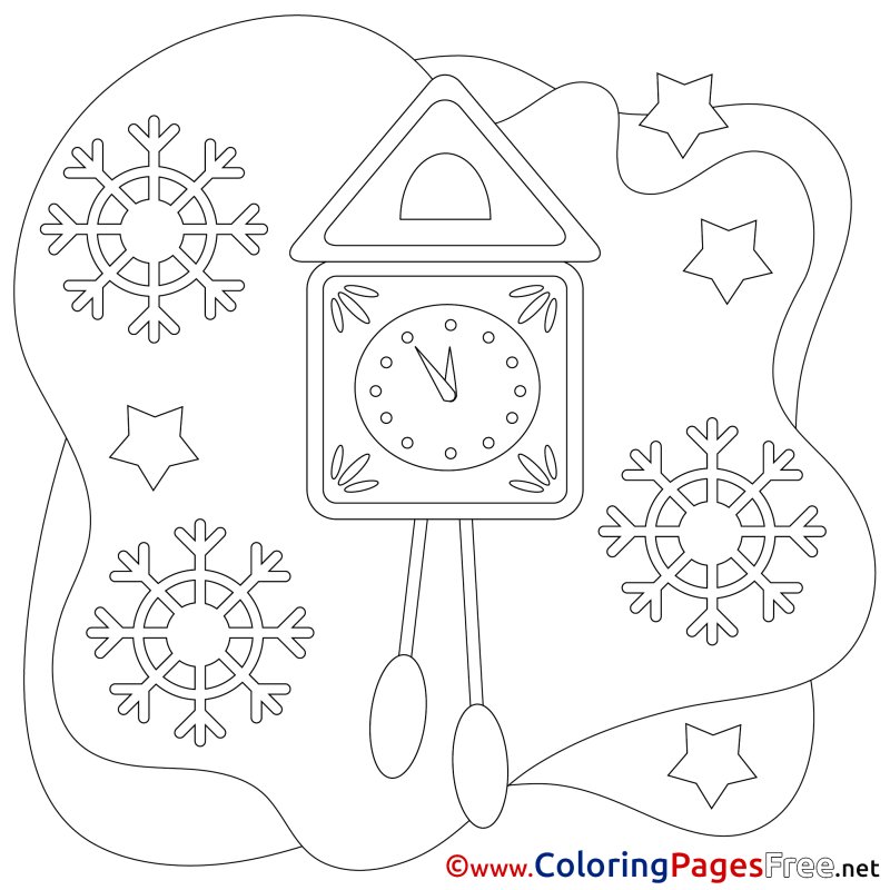 Часы новогодние