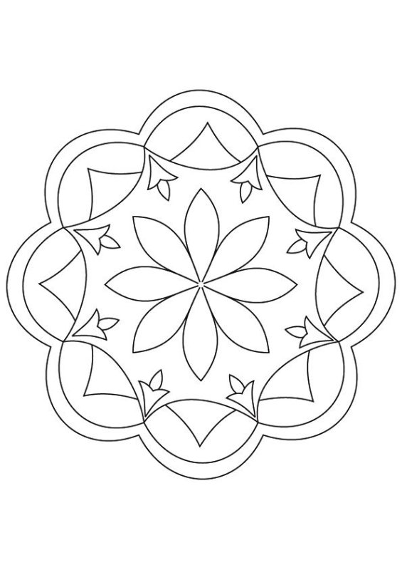 Ранголи трафарет